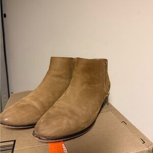 Aldo Women's Tan Leather Ankle Boots